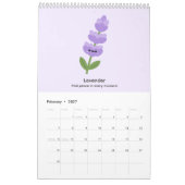 2027 Kalender Blume (Feb 2027)