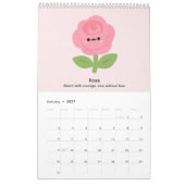 2027 Kalender Blume (Jan 2027)