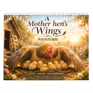 2027 Kalender Die Flügel einer Mutterhenne Inspiri