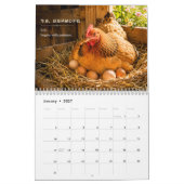 2027 Kalender Die Flügel einer Mutterhenne Inspiri (Jan 2027)