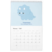 2027 Kalender Dinosaurier (Feb 2027)