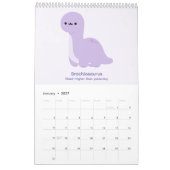 2027 Kalender Dinosaurier (Jan 2027)
