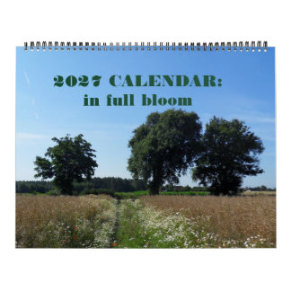 2027 Kalender: Ein Jahr in Blüte Kalender