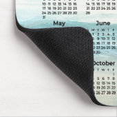 2027 Kalender Firmenname Logo QR-Code-Mauspad Mousepad (Ecke)