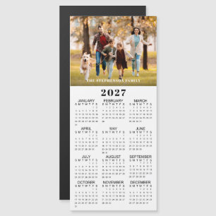 2027 Kalender Foto Benutzerdefiniert Magnetisch Magnetkarte