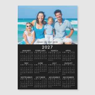 2027 Kalender Foto Benutzerdefiniert Magnetisch Magnetkarte