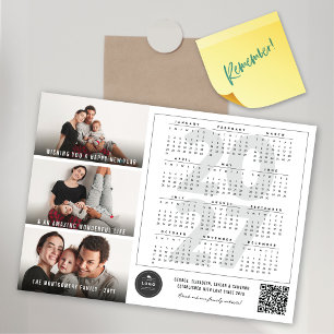 2027 Kalender Frohes Neues Jahr Magnetische Fotoka Magnetkarte
