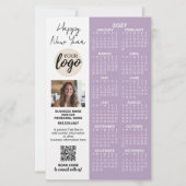 2027 Kalender für Office-Logo, QR-Code, Foto Plus Briefpapier (Vorderseite)