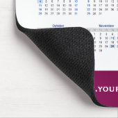 2027 Kalender Geschäft Logo Mauspad (Ecke)