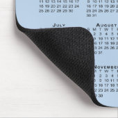 2027 Kalender Geschäft Logo Text Hellblau Mousepad (Ecke)