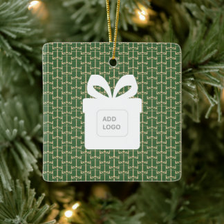 2027 Kalender Geschäft Logo Unternehmen QR-Code Keramikornament