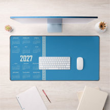 2027 Kalender, Griechisches Mäander, Cosmic Latte