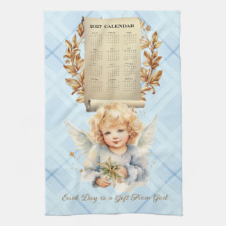 2027 Kalender Handtuch Jeder Tag ist ein Geschenk