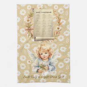 2027 Kalender Handtuch Jeder Tag ist ein Geschenk