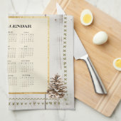 2027 Kalender Handtuch Kardinal (Viertel Falte)