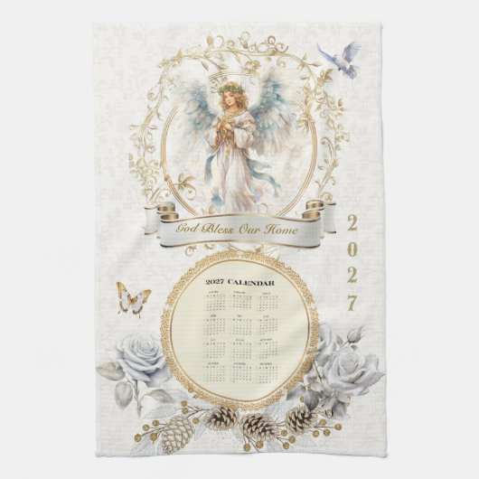 2027 Kalender Handtuch Schutzengel (Vertikal)