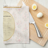 2027-Kalender-Handtuch Teezeit oder benutzerdefini Geschirrtuch (Viertel Falte)