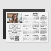 2027 Kalender Magnet -- Logo, QR-Code, Foto (Vorne/Hinten)