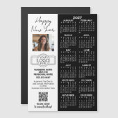 2027 Kalender MAGNET - Logo, QR-Code, Foto Plus (Vorne/Hinten)