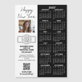 2027 Kalender MAGNET - Logo, QR-Code, Foto Plus (Vorderseite)