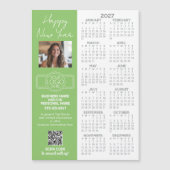 2027 Kalender MAGNET - Logo, QR-Code, Foto Plus (Vorderseite)