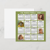 2027 Kalender mit 4 Fotos (Vorne/Hinten)