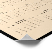 2027 Kalender mit Erdbohr-Eule - Furchtloser Geist Poster (Ecke)