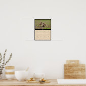 2027 Kalender mit Erdbohr-Eule - Furchtloser Geist Poster (Küche)