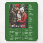 2027 Kalender mit Foto - Modern Mousepad (Vorne)