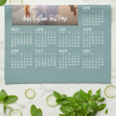 2027 Kalender mit Foto - Moderne Architektur Geschirrtuch (Gefaltet)
