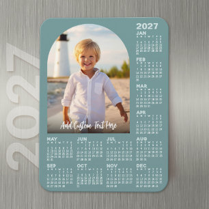 2027 Kalender mit Foto - Moderne Architektur Magnet