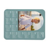 2027 Kalender mit Foto - Moderne Architektur Magnet (Horizontal)