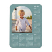 2027 Kalender mit Foto - Moderne Architektur Magnet (Vertikal)