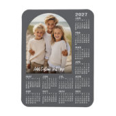 2027 Kalender mit Foto - Moderne Architektur Magnet (Vertikal)