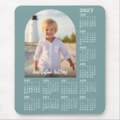 2027 Kalender mit Foto - Moderne Architektur Mousepad (Vorne)