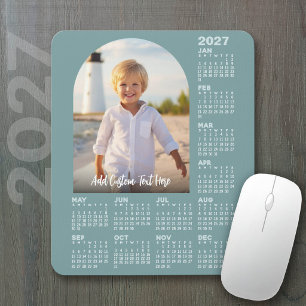 2027 Kalender mit Foto - Moderne Architektur Mousepad
