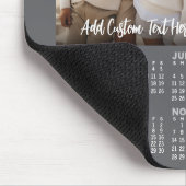 2027 Kalender mit Foto - Moderne Architektur Mousepad (Ecke)