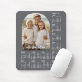 2027 Kalender mit Foto - Moderne Architektur Mousepad (Mit Mouse)
