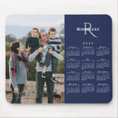 2027 Kalender mit individuellem Foto, Monogramm un Mousepad (Vorne)