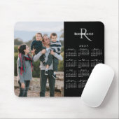 2027 Kalender mit individuellem Foto, Monogramm un Mousepad (Mit Mouse)