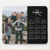 2027 Kalender mit individuellem Foto, Monogramm un Mousepad (Vorne)