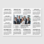 2027 Kalender mit Logo Kontaktinfo MAGNET (Vorderseite)