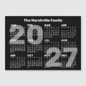 2027 Kalender mit Zusatxt - Magnetkarte (Vorderseite)