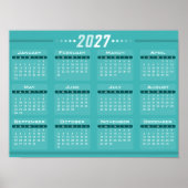 2027 Kalender Poster (Vorne)
