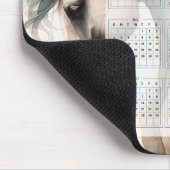 2027 Kalender Reitsport Pferd Geschäft Logo Mousepad (Ecke)