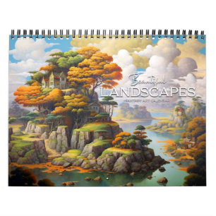 2027 Kalender Schöne Landschaften