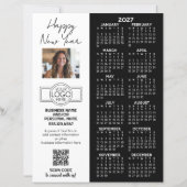 2027 Kalender Vollblatt - Logo, QR-Code, Foto (Vorderseite)