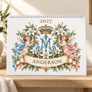 2027 katholischer marianischer Engel Schrift Kalender
