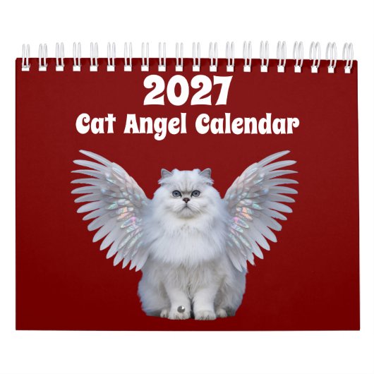 2027 Katzen-Engel-Kalender Kalender (Titelbild)