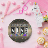 2027 Kilometerstand Silvesterparty Pappteller (Party)